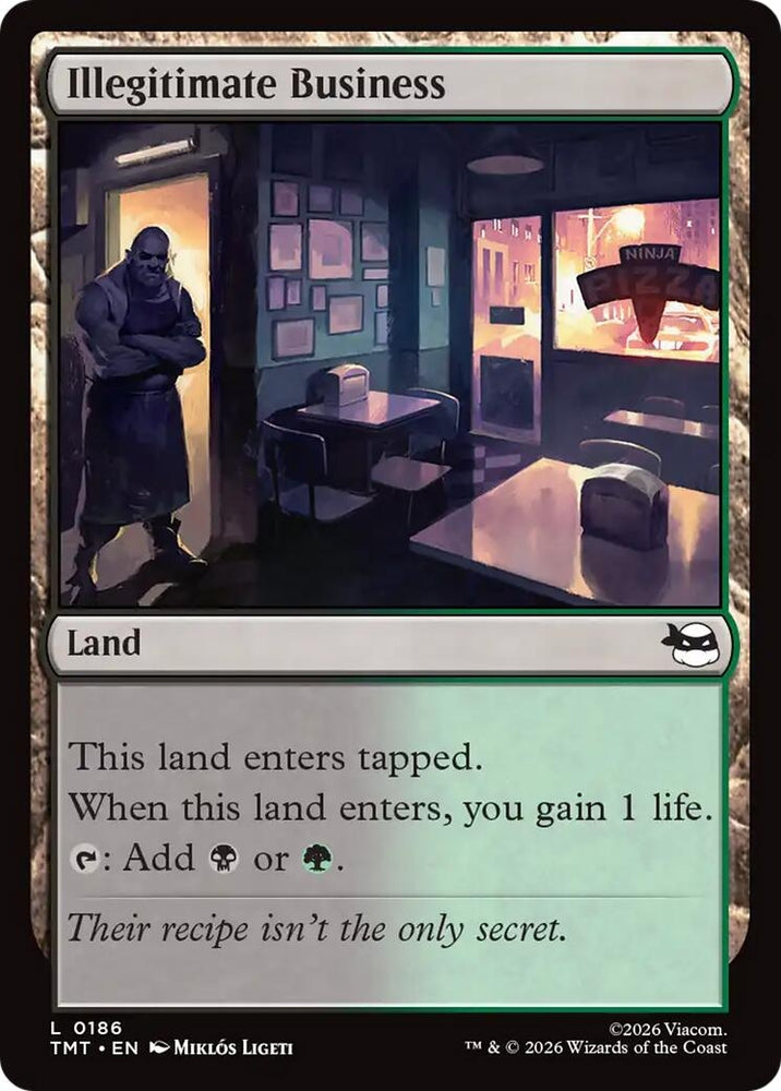 Image for Illegitimate Business (186) [Teenage Mutant Ninja Turtles] - Magic: The Gathering