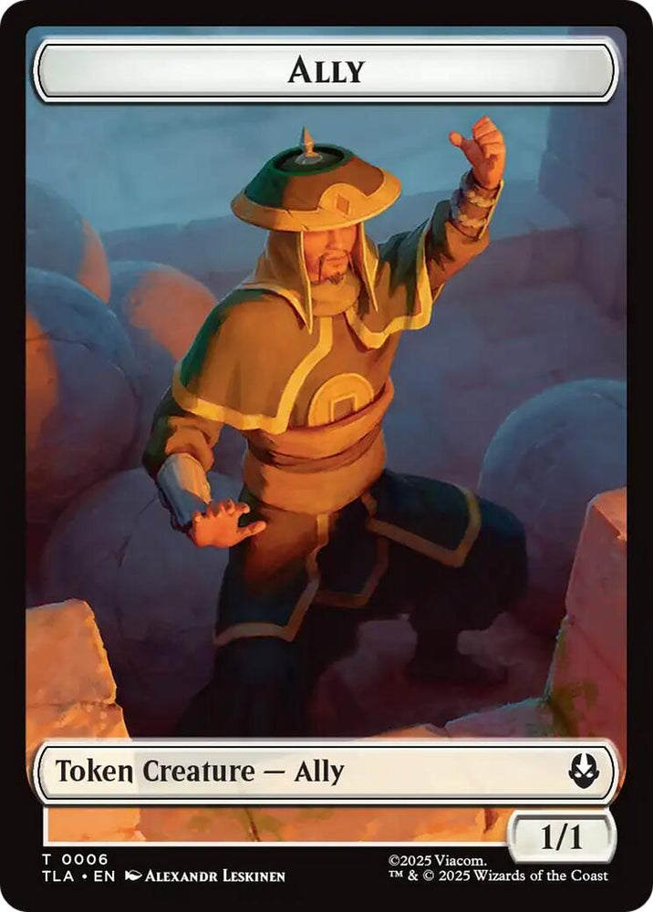 Image for Ally (0006) // Bear Double-Sided Tokens (6 // 12) [Avatar: The Last Airbender] - Magic: The Gathering