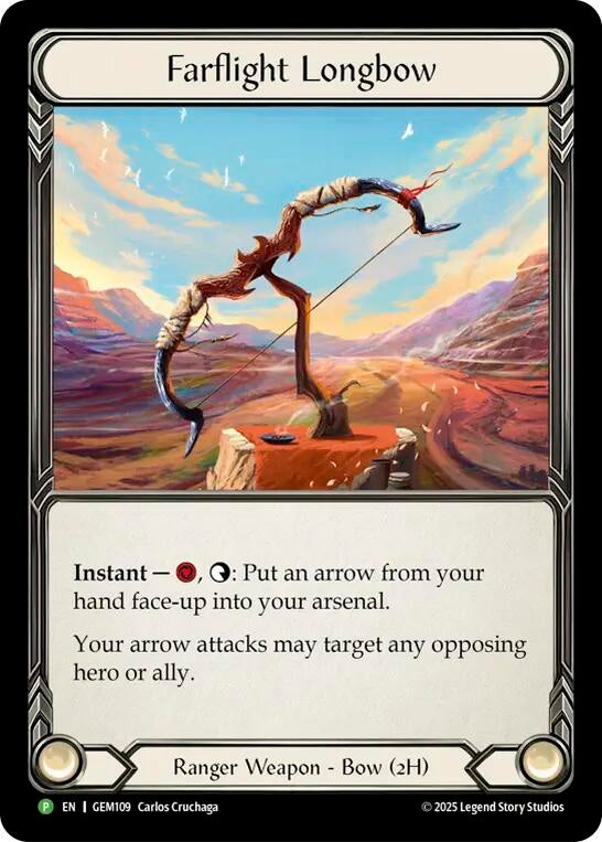 Image for Farflight Longbow (GEM109) [GEM Pack 4] - Flesh and Blood TCG