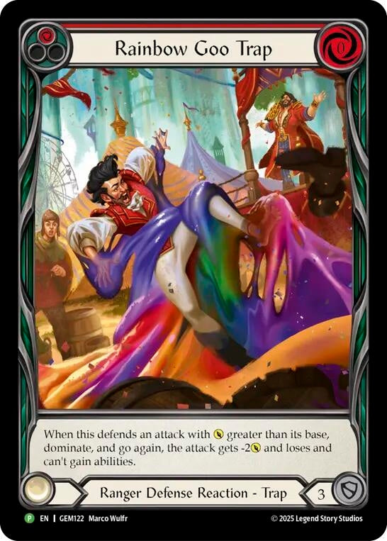 Image for Rainbow Goo Trap (Red) (GEM122) [GEM Pack 4] - Flesh and Blood TCG