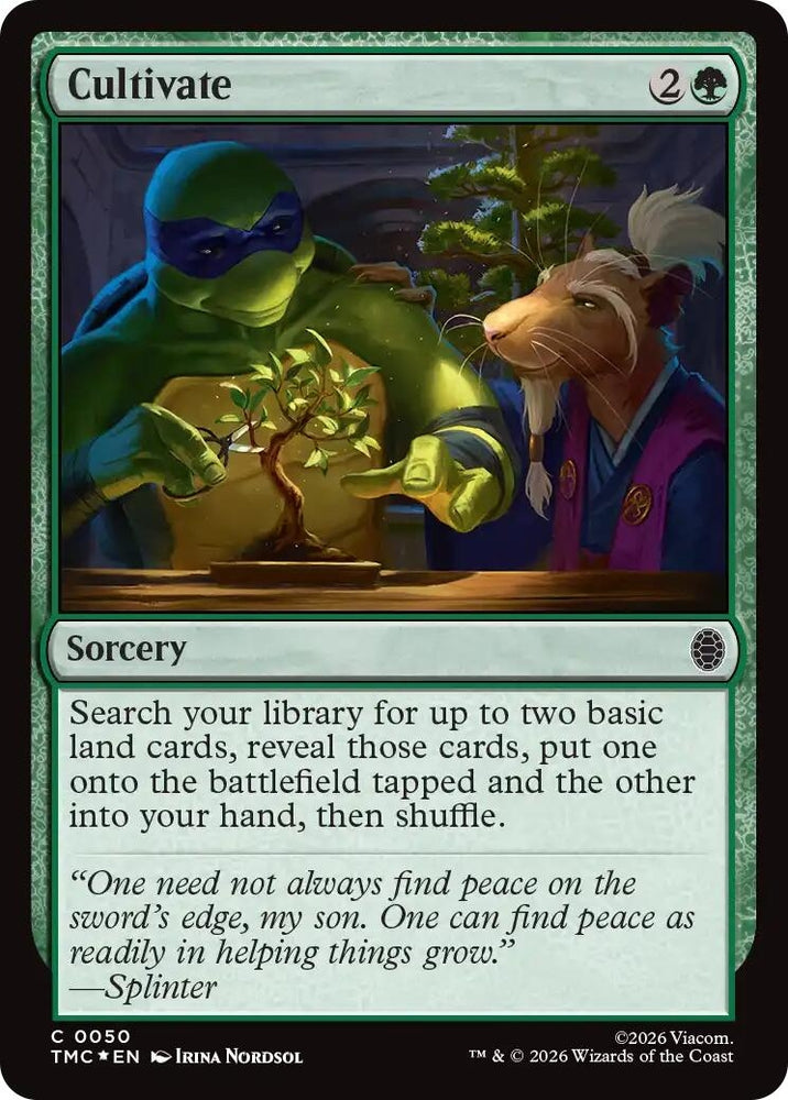 Image for Cultivate (Surge Foil) (50) [Teenage Mutant Ninja Turtles] - Magic: The Gathering