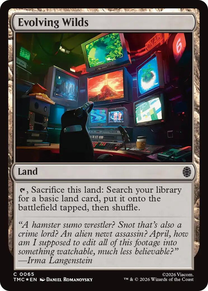 Image for Evolving Wilds (Surge Foil) (65) [Teenage Mutant Ninja Turtles] - Magic: The Gathering