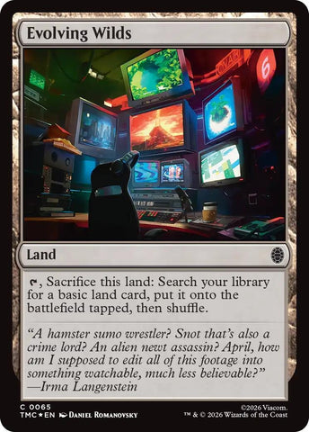 Image for Evolving Wilds (Surge Foil) (65) [Teenage Mutant Ninja Turtles] - Magic: The Gathering