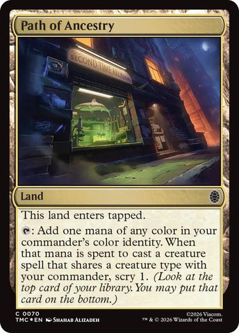 Image for Path of Ancestry (Surge Foil) (70) [Teenage Mutant Ninja Turtles] - Magic: The Gathering