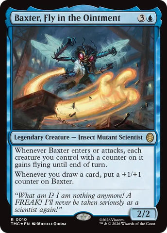Image for Baxter, Fly in the Ointment (Surge Foil) (10) [Teenage Mutant Ninja Turtles] - Magic: The Gathering