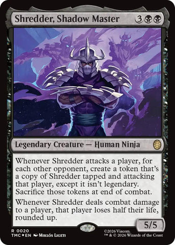 Image for Shredder, Shadow Master (Surge Foil) (20) [Commander: Teenage Mutant Ninja Turtles] - Magic: The Gathering