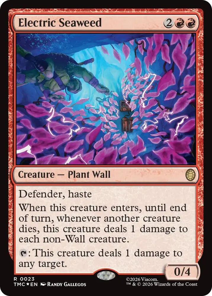 Image for Electric Seaweed (Surge Foil) (23) [Teenage Mutant Ninja Turtles] - Magic: The Gathering