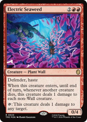 Image for Electric Seaweed (Surge Foil) (23) [Teenage Mutant Ninja Turtles] - Magic: The Gathering