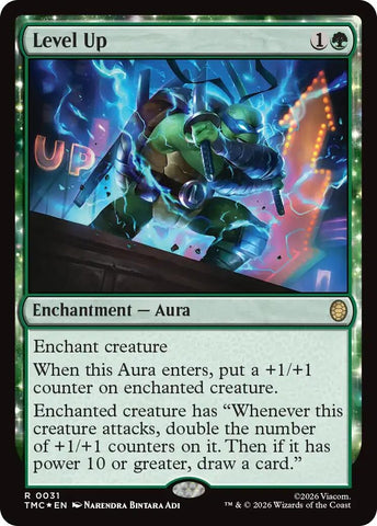 Image for Level Up (Surge Foil) (31) [Teenage Mutant Ninja Turtles] - Magic: The Gathering