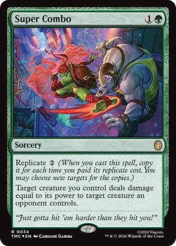 Image for Super Combo (Surge Foil) (34) [Teenage Mutant Ninja Turtles] - Magic: The Gathering