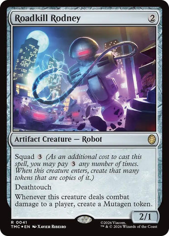 Image for Roadkill Rodney (Surge Foil) (41) [Teenage Mutant Ninja Turtles] - Magic: The Gathering