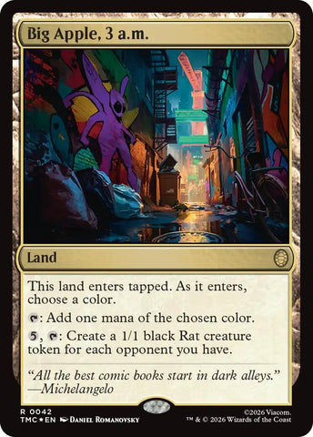Image for Big Apple, 3 a.m. (Surge Foil) (42) [Teenage Mutant Ninja Turtles] - Magic: The Gathering