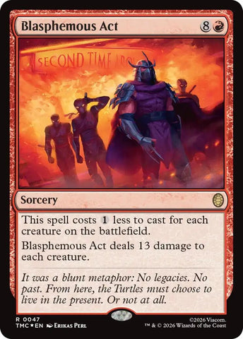 Image for Blasphemous Act (Surge Foil) (47) [Teenage Mutant Ninja Turtles] - Magic: The Gathering