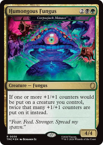 Image for Humongous Fungus - Corpsejack Menace (Surge Foil) (56) [Teenage Mutant Ninja Turtles] - Magic: The Gathering