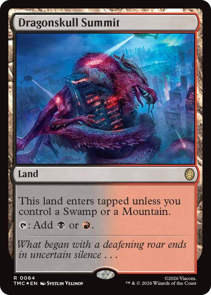 Image for Dragonskull Summit (Surge Foil) (64) [Teenage Mutant Ninja Turtles] - Magic: The Gathering