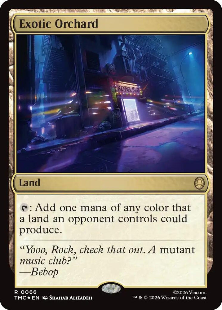 Image for Exotic Orchard (Surge Foil) (66) [Teenage Mutant Ninja Turtles] - Magic: The Gathering