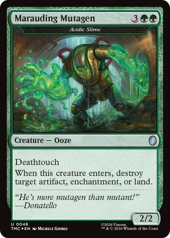 Image for Marauding Mutagen - Acidic Slime (Surge Foil) (48) [Teenage Mutant Ninja Turtles] - Magic: The Gathering