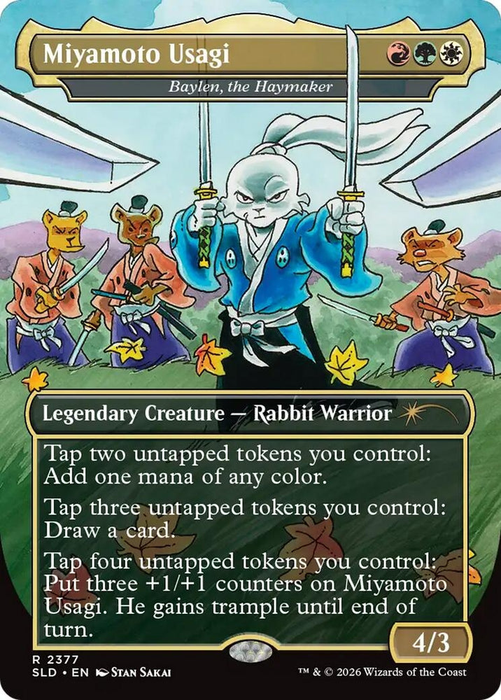 Image for Miyamoto Usagi - Baylen, the Haymaker (2377) [Secret Lair Drop Series] - Magic: The Gathering