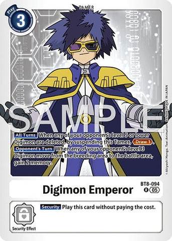 Image for Digimon Emperor (Reprint) (BT8-094 R) [Advanced Booster Digimon Generation] - Digimon Card Game