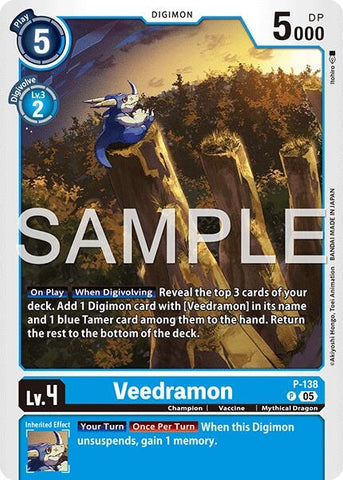 Veedramon (Reprint) (P-138 P) [Advanced Booster Digimon Generation]