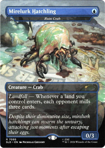Image for Mirelurk Hatchling - Ruin Crab (7095) [Secret Lair Drop Series] - Magic: The Gathering