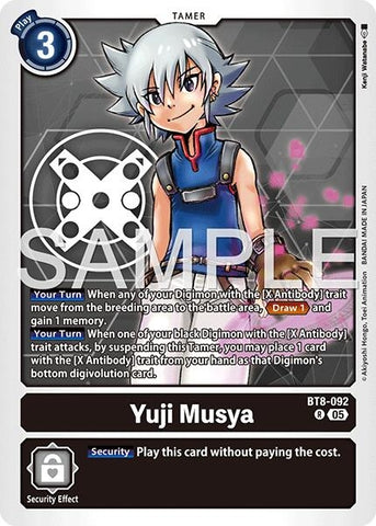 Image for Yuji Musya (Reprint) (BT8-092 R) [Advanced Booster Digimon Generation] - Digimon Card Game