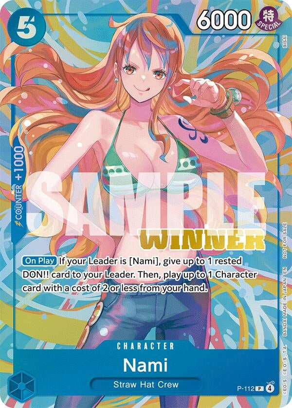Image for Nami (Heroines Battle Winner Pack) (P-112) [One Piece Promotion Cards] - One Piece Card Game