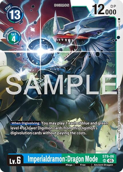 Image for Imperialdramon: Dragon Mode - ST9-06 (Reprint) (ST9-06 SR) [Advanced Booster Digimon Generation] - Digimon Card Game