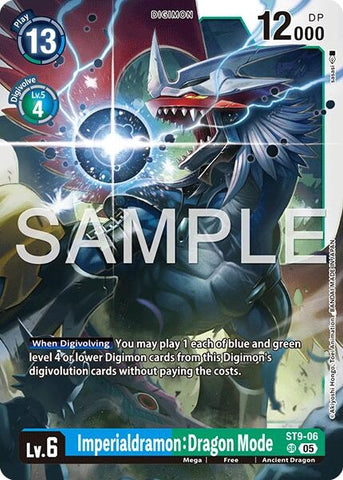 Image for Imperialdramon: Dragon Mode - ST9-06 (Reprint) (ST9-06 SR) [Advanced Booster Digimon Generation] - Digimon Card Game