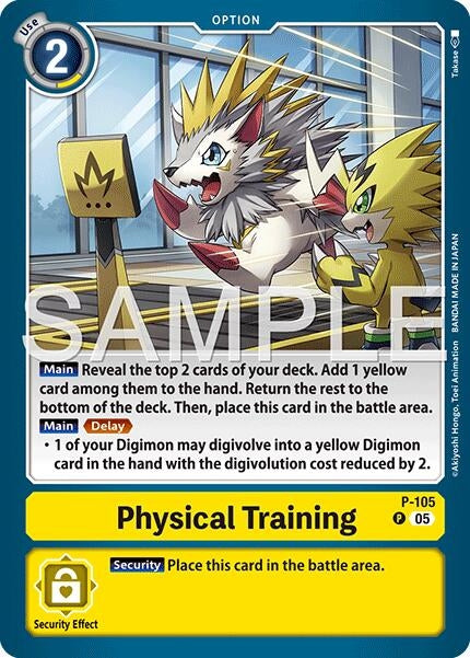 Image for Physical Training (Reprint) (P-105 P) [Advanced Booster Digimon Generation] - Digimon Card Game