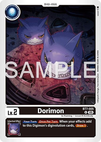 Image for Dorimon (Reprint) (BT7-005 U) [Advanced Booster Digimon Generation] - Digimon Card Game