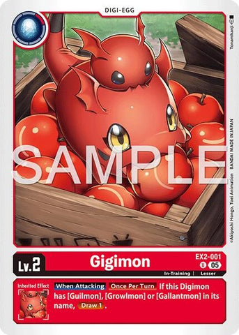 Image for Gigimon (Reprint) (EX2-001 U) [Advanced Booster Digimon Generation] - Digimon Card Game