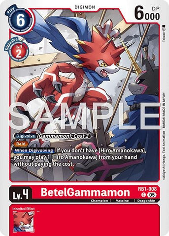 BetelGammamon - RB1-008 (Reprint) (RB1-008 C) [Advanced Booster Digimon Generation]