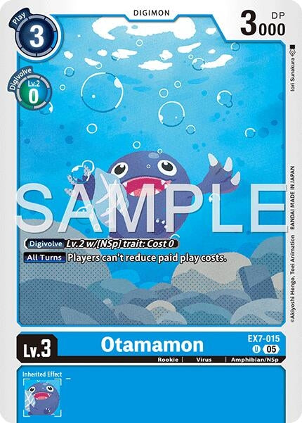 Image for Otamamon (Reprint) (EX7-015 U) [Advanced Booster Digimon Generation] - Digimon Card Game