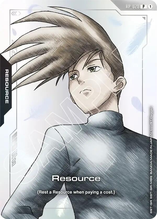 Image for Resource (RP-028) (Mobile Suit Gundam Wing) (RP-028) [Promotional Resource Tokens] - Gundam Card Game