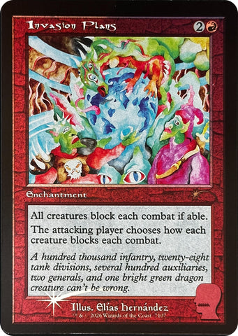 Image for Invasion Plans (7107) [Secret Lair Drop Series] - Magic: The Gathering