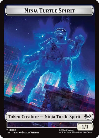 Image for Ninja Turtle Spirit // Food Double-Sided Token (3 // 8) [Teenage Mutant Ninja Turtles] - Magic: The Gathering