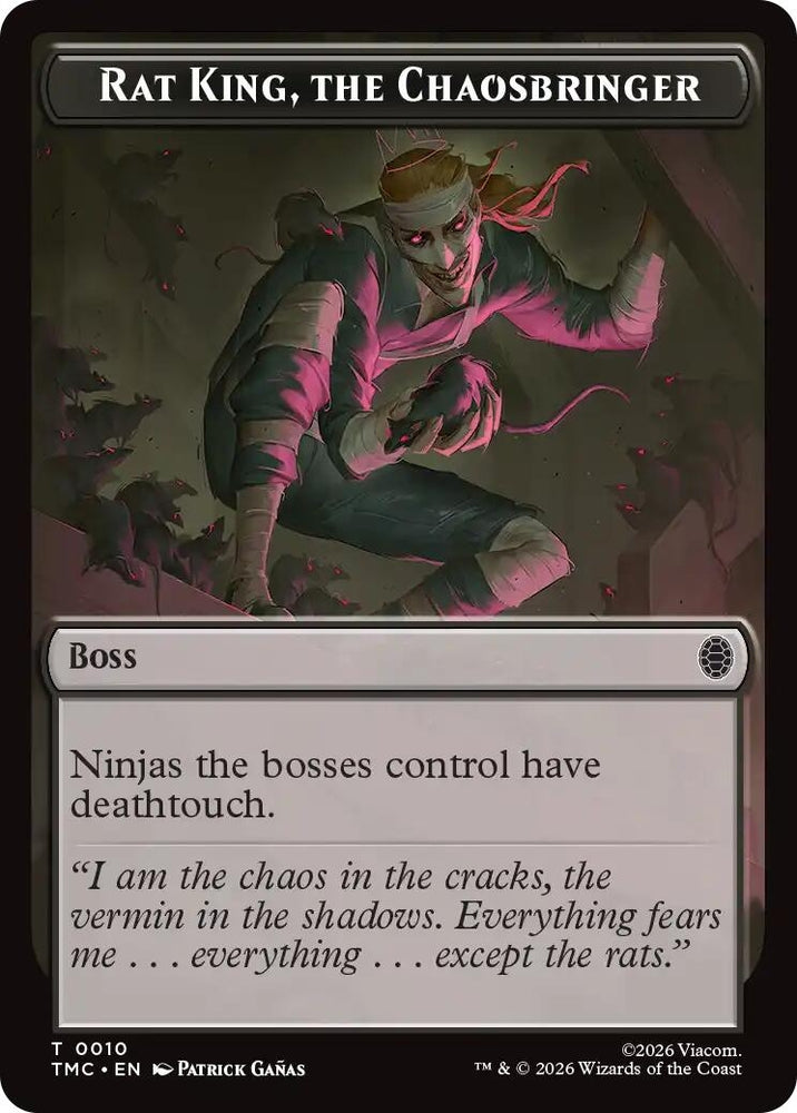Image for Rat King, The Chaosbringer (10) [Teenage Mutant Ninja Turtles] - Magic: The Gathering