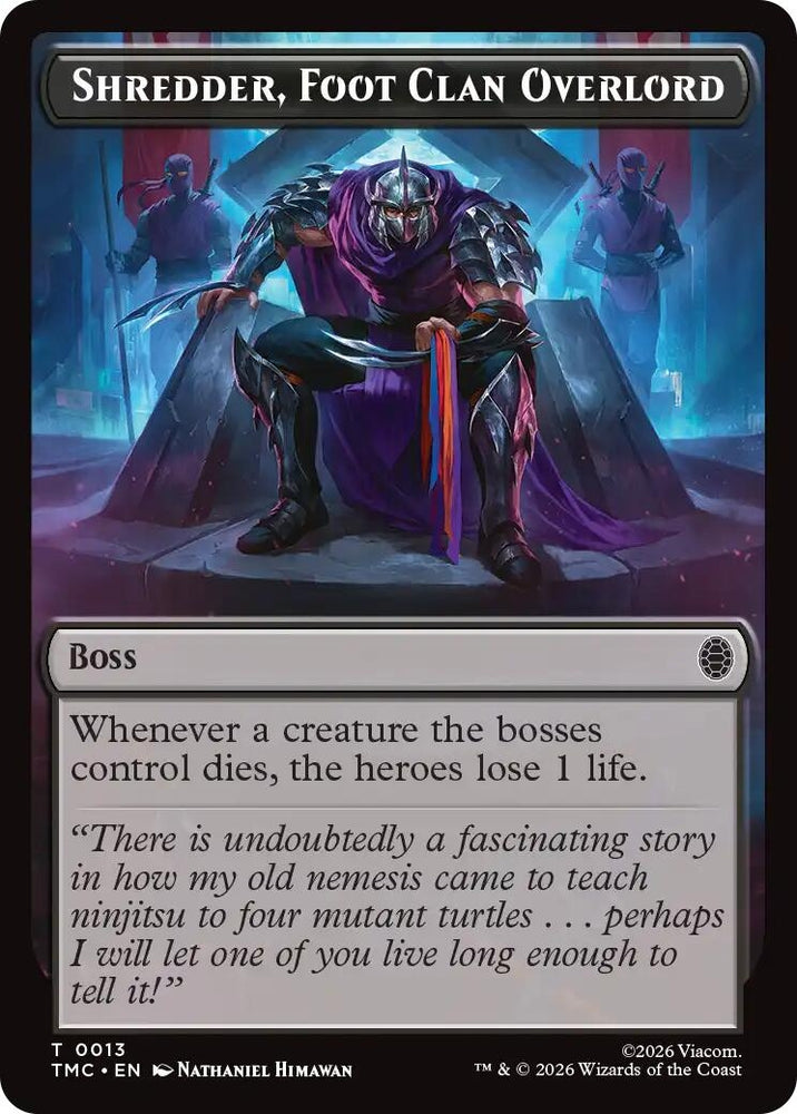 Image for Shredder, Foot Clan Overlord (13) [Commander: Teenage Mutant Ninja Turtles] - Magic: The Gathering