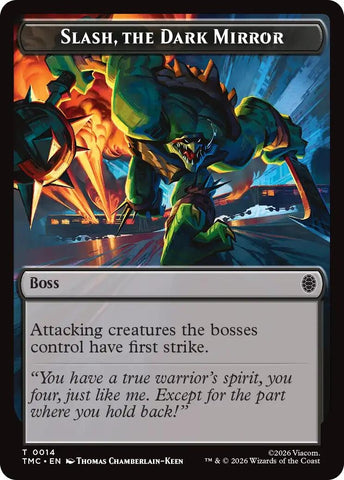 Image for Slash, The Dark Mirror (14) [Commander: Teenage Mutant Ninja Turtles] - Magic: The Gathering