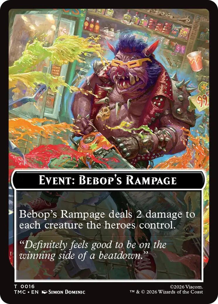 Image for Event: Bebop's Rampage (16) [Teenage Mutant Ninja Turtles] - Magic: The Gathering
