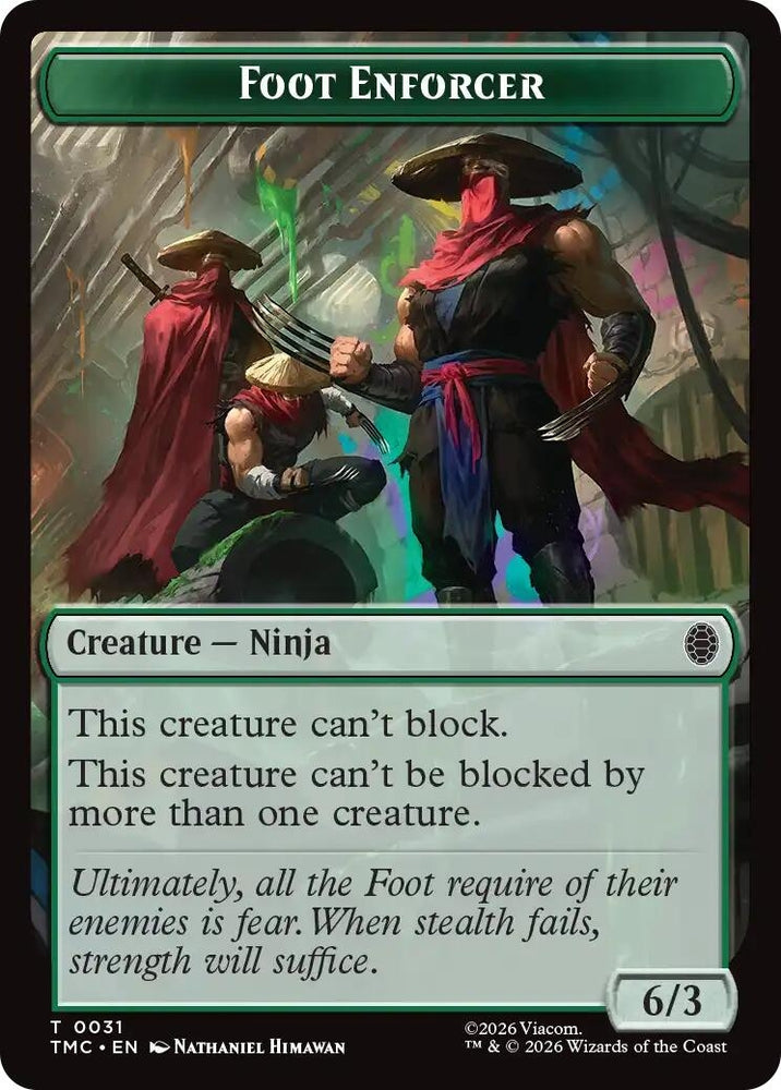 Image for Foot Enforcer (31) [Teenage Mutant Ninja Turtles] - Magic: The Gathering