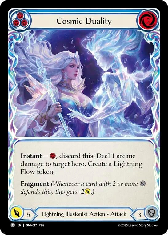 Image for Cosmic Duality (Blue) (OMN017) [Omens of the Third Age] - Flesh and Blood TCG