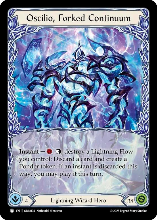 Image for Oscilio, Forked Continuum (OMN094) [Omens of the Third Age] - Flesh and Blood TCG