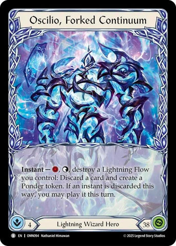 Image for Oscilio, Forked Continuum (OMN094) [Omens of the Third Age] - Flesh and Blood TCG