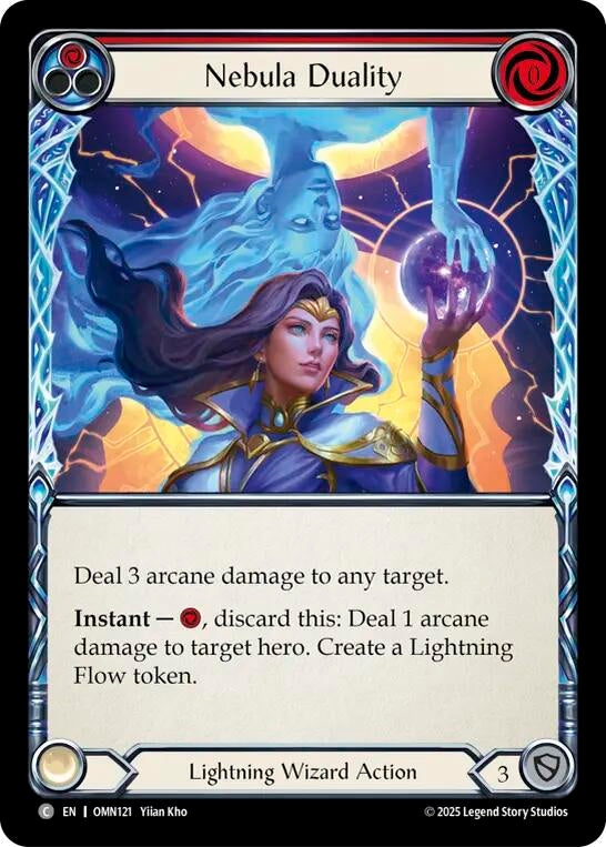 Image for Nebula Duality (Red) (OMN121) [Omens of the Third Age] - Flesh and Blood TCG