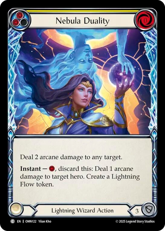 Image for Nebula Duality (Yellow) (OMN122) [Omens of the Third Age] - Flesh and Blood TCG