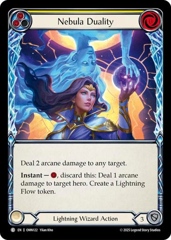 Image for Nebula Duality (Yellow) (OMN122) [Omens of the Third Age] - Flesh and Blood TCG