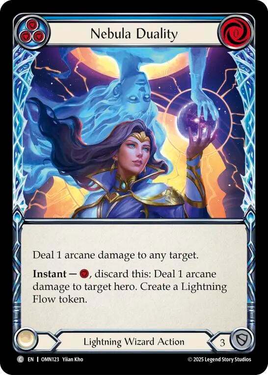 Image for Nebula Duality (Blue) (OMN123) [Omens of the Third Age] - Flesh and Blood TCG