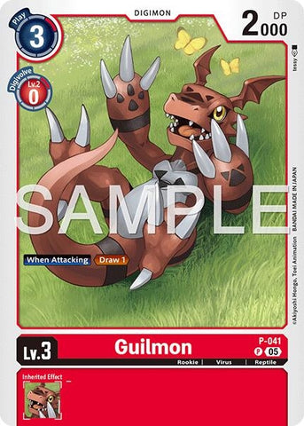 Image for Guilmon - P-041 (Reprint) (P-041 P) [Advanced Booster Digimon Generation] - Digimon Card Game
